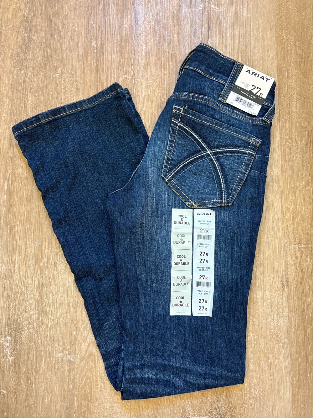 Ariat REAL Women’s Perfect Rise Boot Cut Denim Jeans